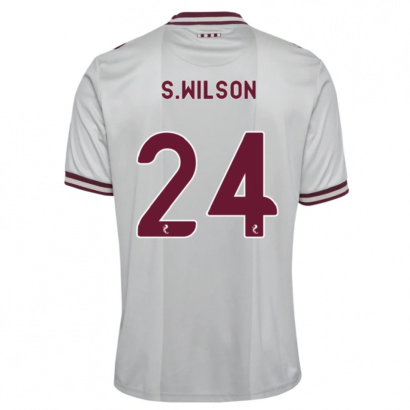 DanxenレディースStanley Wilson#24白バーガンディアウェイシャツ2026/27ジャージーユニフォーム