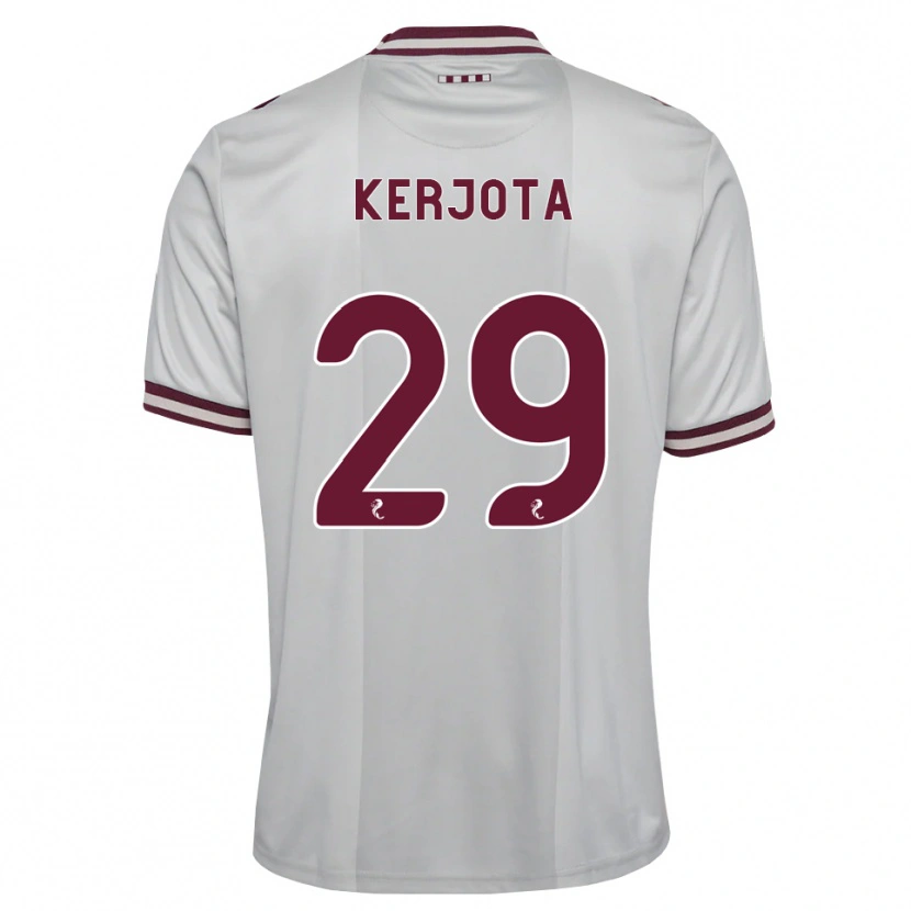 DanxenレディースSabah Kerjota#29白バーガンディアウェイシャツ2026/27ジャージーユニフォーム