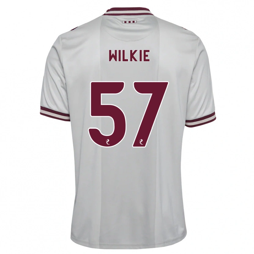 DanxenレディースCoupar Wilkie#57白バーガンディアウェイシャツ2026/27ジャージーユニフォーム