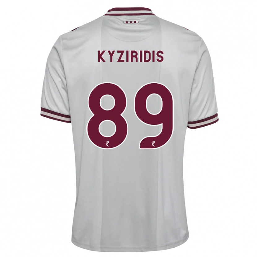 DanxenレディースAlexandros Kyziridis#89白バーガンディアウェイシャツ2026/27ジャージーユニフォーム