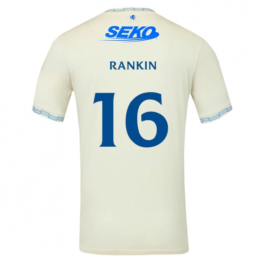 DanxenレディースLuca Rankin#16ディープスカイブルー白アウェイシャツ2026/27ジャージーユニフォーム