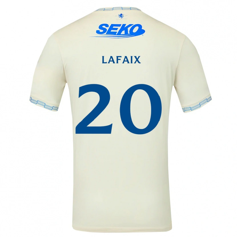DanxenレディースCamille Lafaix#20ディープスカイブルー白アウェイシャツ2026/27ジャージーユニフォーム