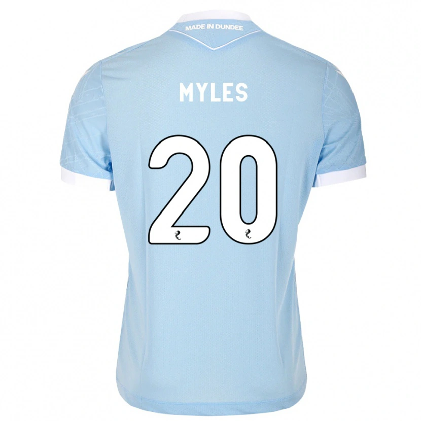 DanxenレディースLogan Myles#20ライトスカイブルー白アウェイシャツ2026/27ジャージーユニフォーム
