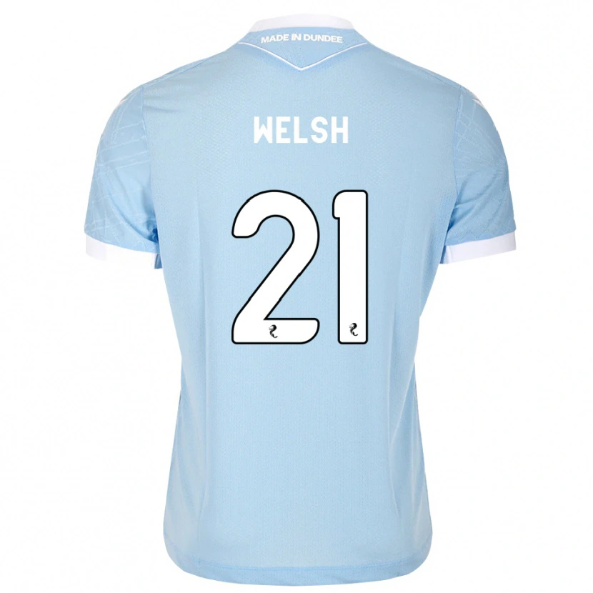 DanxenレディースTom Welsh#21ライトスカイブルー白アウェイシャツ2026/27ジャージーユニフォーム