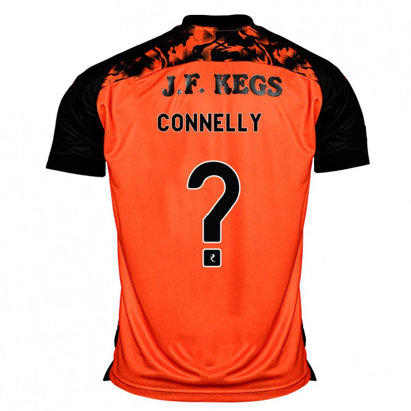DanxenキッズDavid Connelly#0オレンジ黒白ホームシャツ2026/27ジャージーユニフォーム