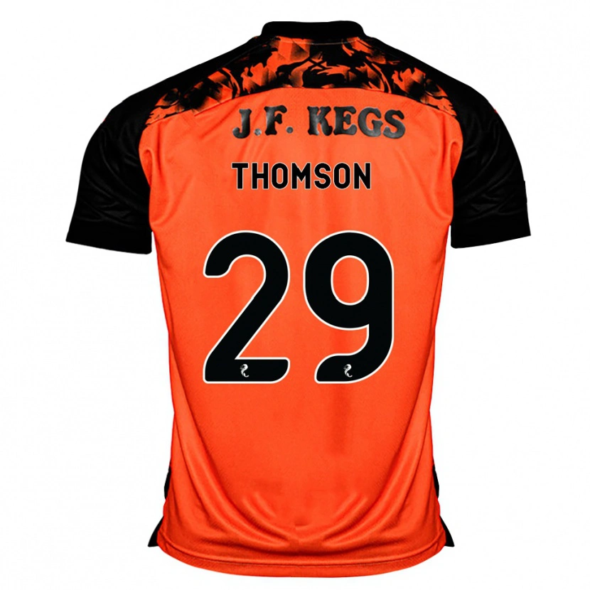 DanxenキッズMiller Thomson#29オレンジ黒白ホームシャツ2026/27ジャージーユニフォーム