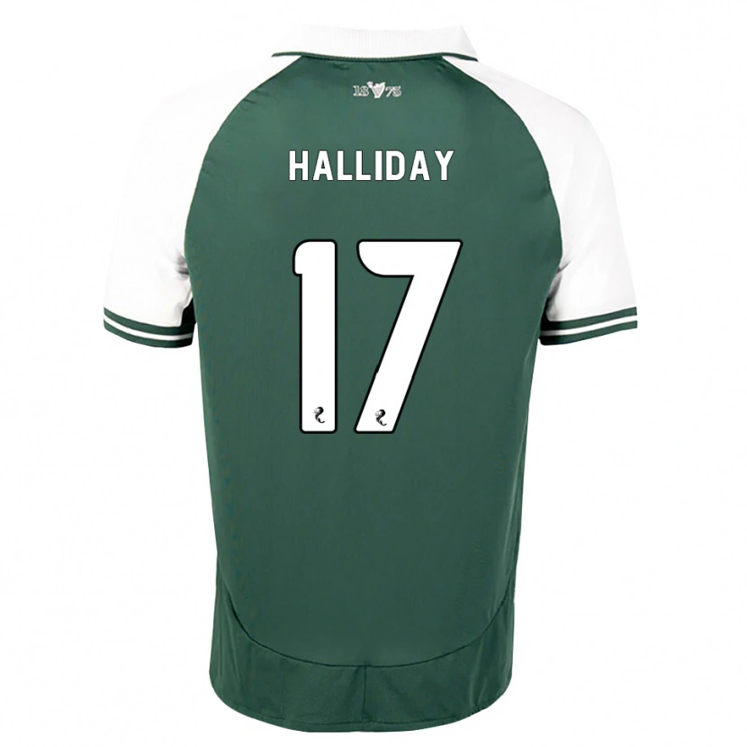 DanxenキッズGrant Halliday#17シーグリーン白ホームシャツ2026/27ジャージーユニフォーム