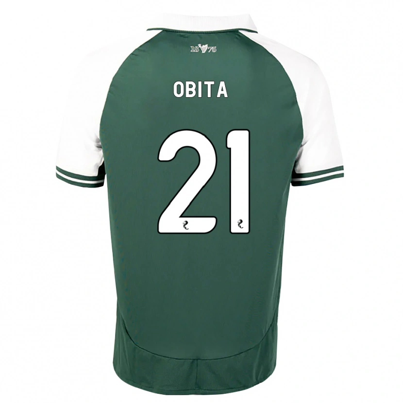 DanxenキッズJordan Obita#21シーグリーン白ホームシャツ2026/27ジャージーユニフォーム