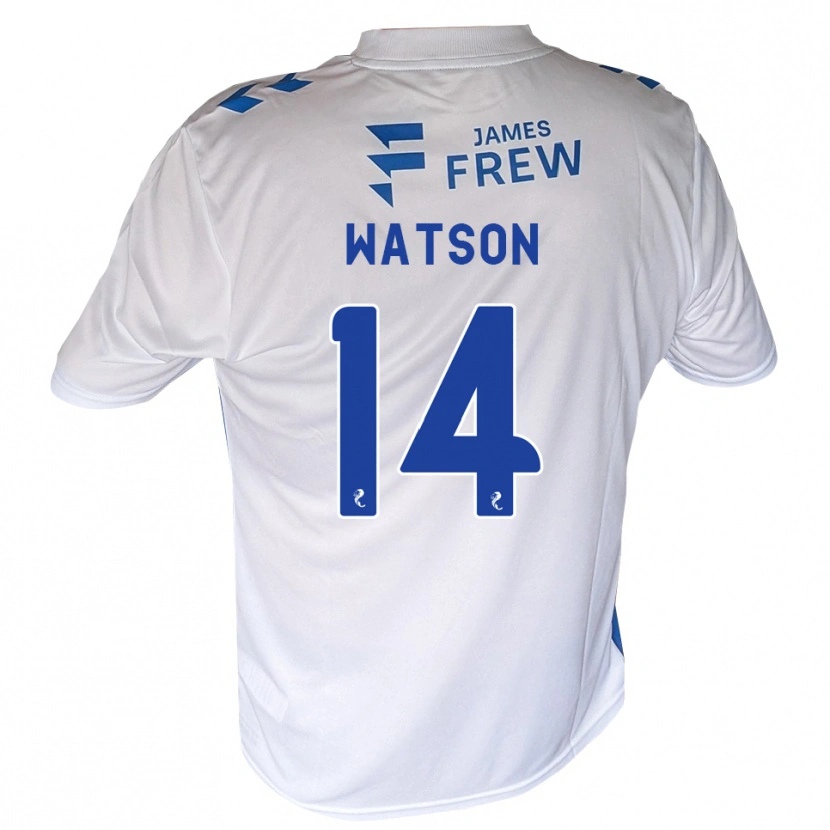 DanxenキッズCraig Watson#14ロイヤルブルー 白ホームシャツ2026/27ジャージーユニフォーム