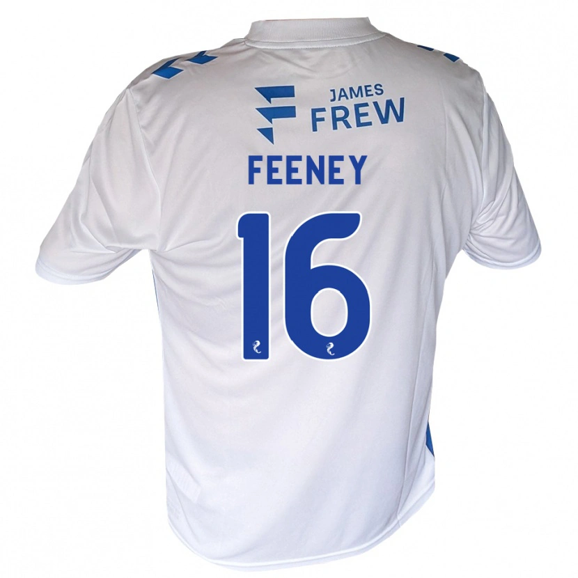 DanxenキッズGuy Feeney#16ロイヤルブルー 白ホームシャツ2026/27ジャージーユニフォーム
