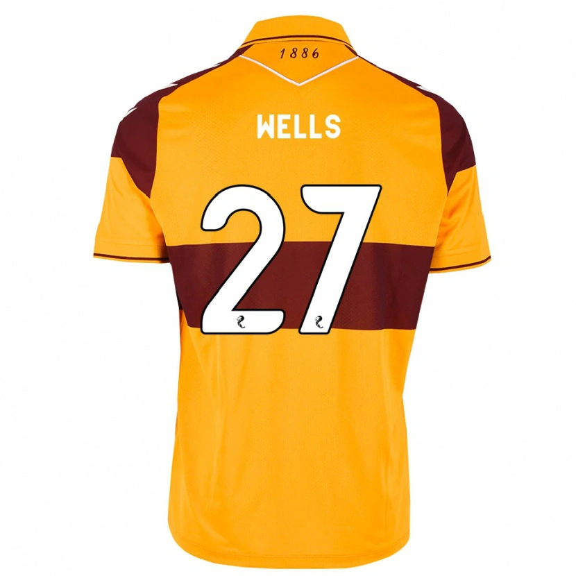 DanxenキッズDylan Wells#27マルーン オレンジホームシャツ2026/27ジャージーユニフォーム