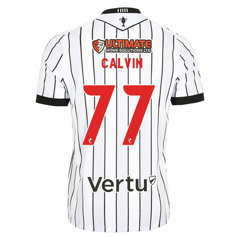 DanxenキッズJalmaro Calvin#77白黒赤ホームシャツ2026/27ジャージーユニフォーム