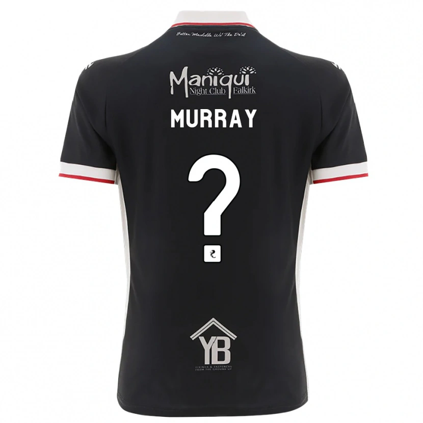DanxenキッズAnna Murray#0黒白赤ホームシャツ2026/27ジャージーユニフォーム