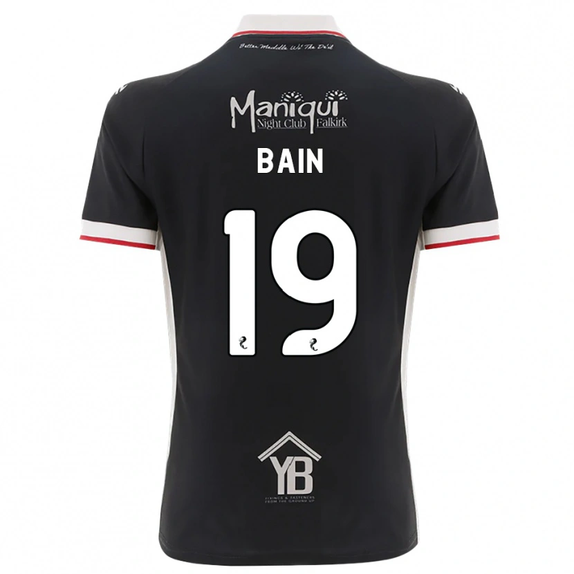 Danxenキッズベイン#19黒白赤ホームシャツ2026/27ジャージーユニフォーム