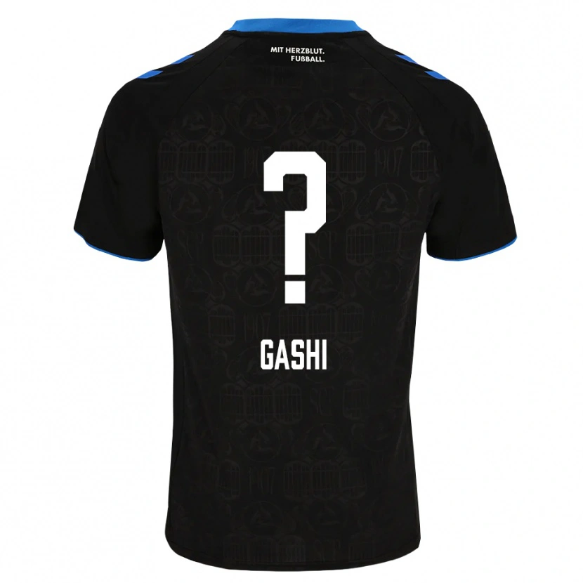 DanxenキッズLuan-Amar Gashi#0ブラック ホワイト レッドホームシャツ2026/27ジャージーユニフォーム