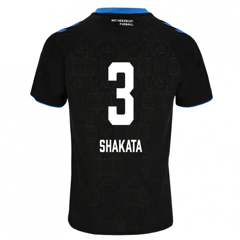 DanxenキッズHaruto Shakata#3ブラック ホワイト レッドホームシャツ2026/27ジャージーユニフォーム