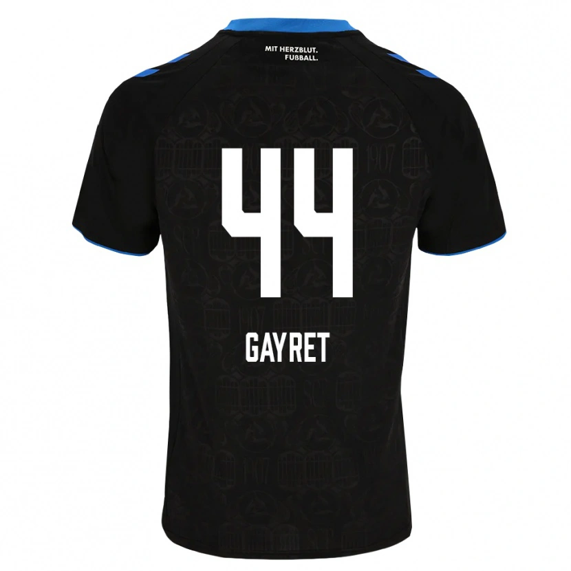 DanxenキッズTimur Gayret#44ブラック ホワイト レッドホームシャツ2026/27ジャージーユニフォーム