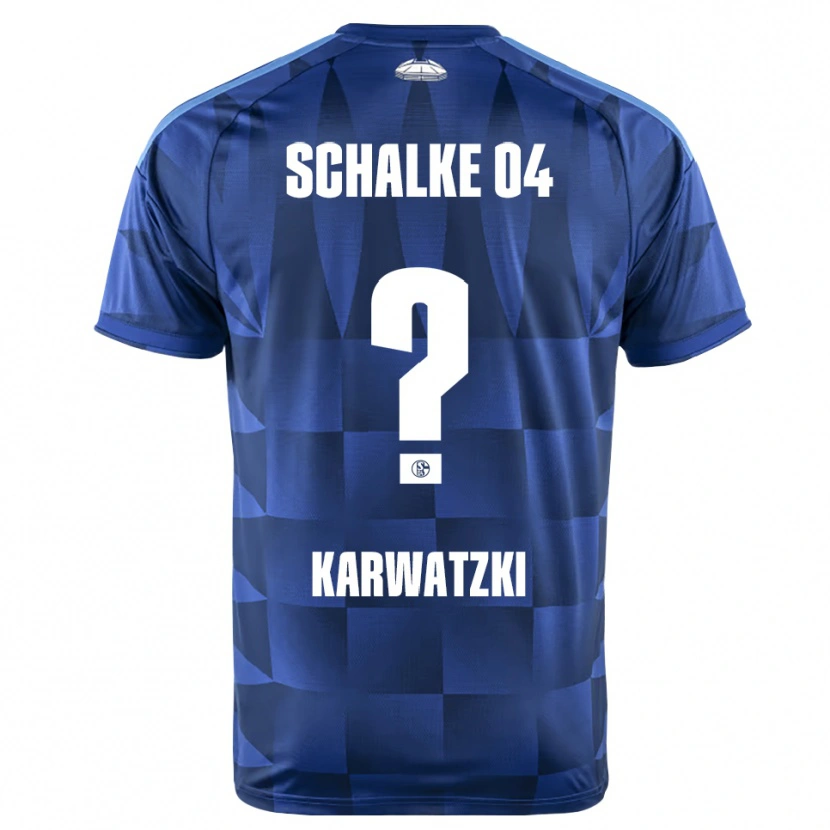 DanxenキッズLucy Karwatzki#0ダークブルー イエロー ホワイトホームシャツ2026/27ジャージーユニフォーム