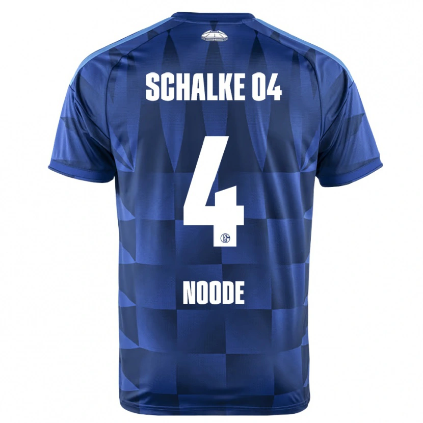 DanxenキッズSteve Noode#4ダークブルー イエロー ホワイトホームシャツ2026/27ジャージーユニフォーム