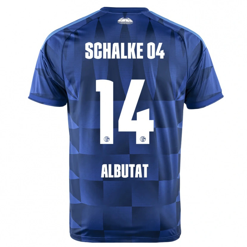 DanxenキッズTim Albutat#14ダークブルー イエロー ホワイトホームシャツ2026/27ジャージーユニフォーム