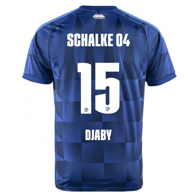 DanxenキッズBissara Djaby#15ダークブルー イエロー ホワイトホームシャツ2026/27ジャージーユニフォーム