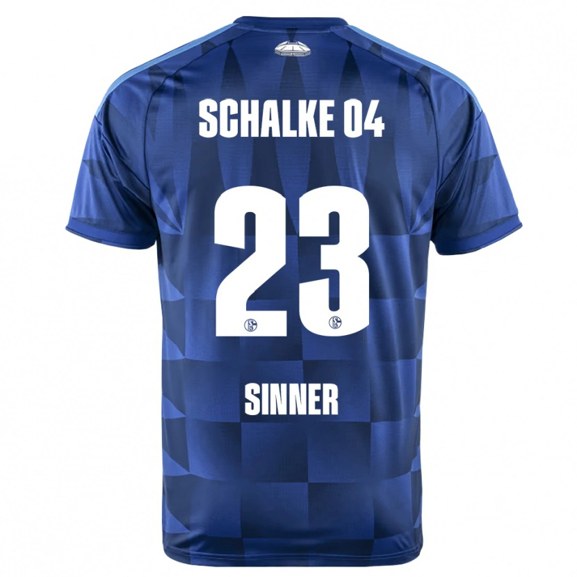 DanxenキッズTiffany Sinner#23ダークブルー イエロー ホワイトホームシャツ2026/27ジャージーユニフォーム