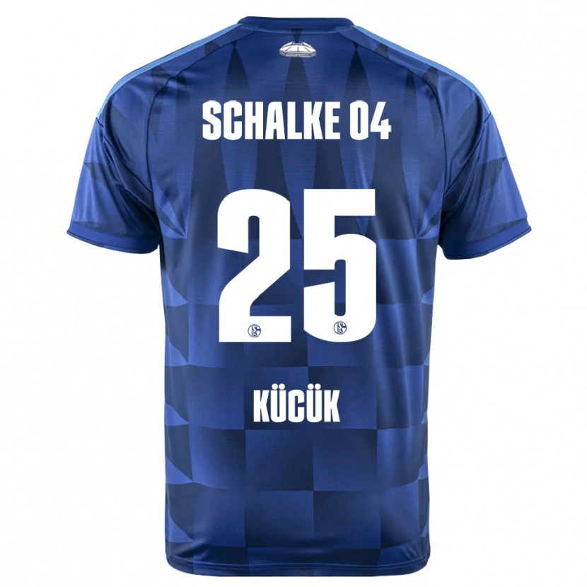 DanxenキッズYüksel Kücük#25ダークブルー イエロー ホワイトホームシャツ2026/27ジャージーユニフォーム