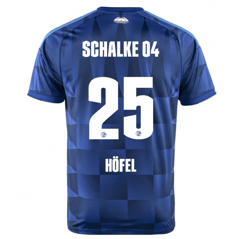DanxenキッズLuca Höfel#25ダークブルー イエロー ホワイトホームシャツ2026/27ジャージーユニフォーム