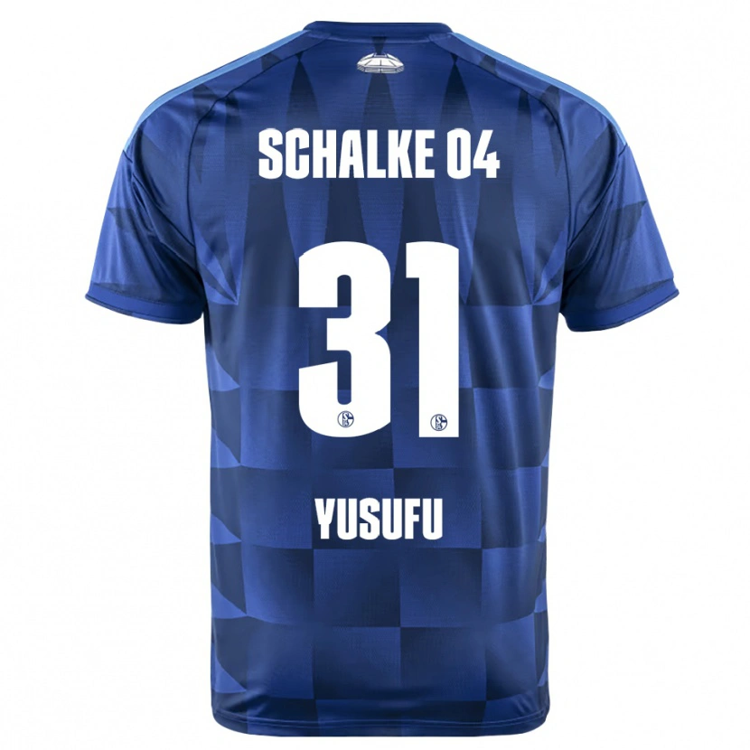 DanxenキッズFaaris Yusufu#31ダークブルー イエロー ホワイトホームシャツ2026/27ジャージーユニフォーム
