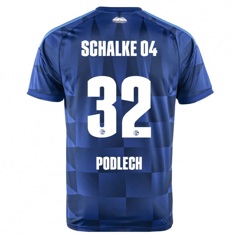 DanxenキッズLuca Podlech#32ダークブルー イエロー ホワイトホームシャツ2026/27ジャージーユニフォーム