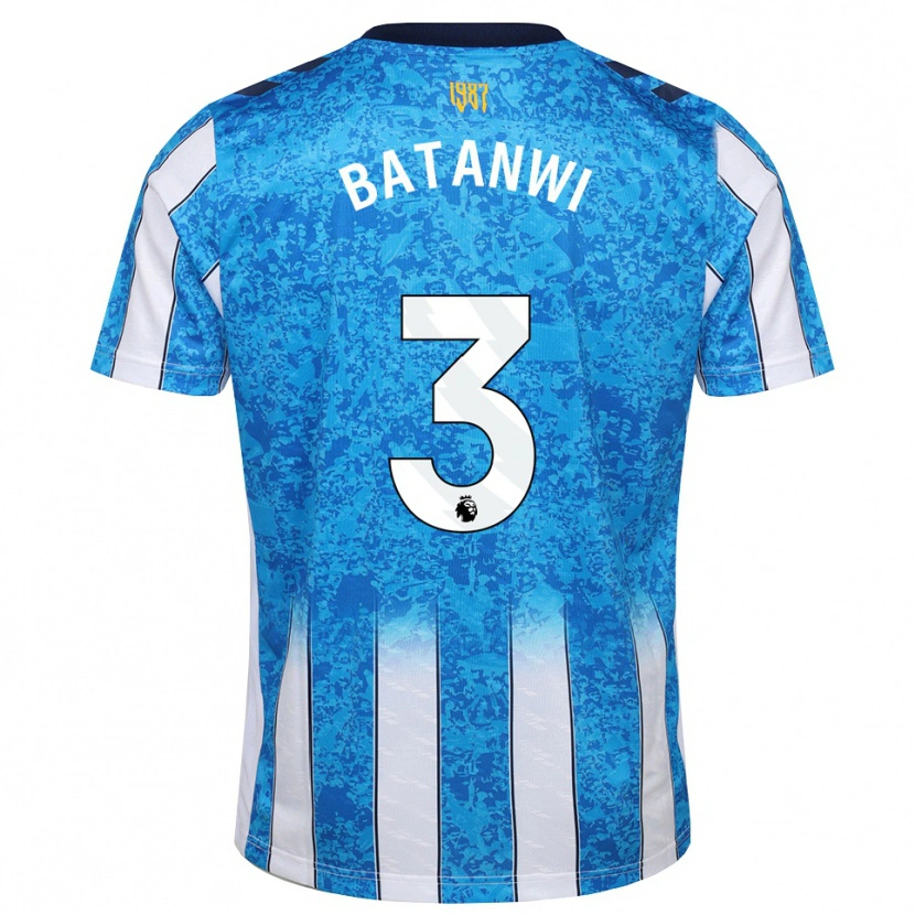 DanxenキッズTristen Batanwi#3ホワイト ブルー オレンジホームシャツ2026/27ジャージーユニフォーム