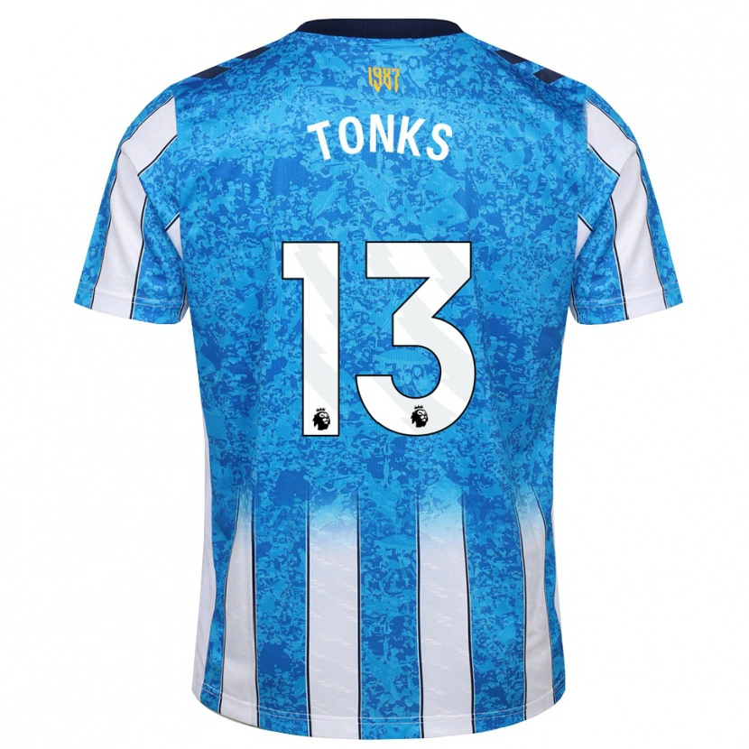 DanxenキッズHarrison Tonks#13ホワイト ブルー オレンジホームシャツ2026/27ジャージーユニフォーム