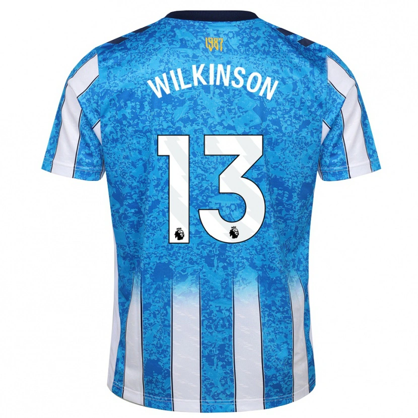 DanxenキッズMitchell Wilkinson#13ホワイト ブルー オレンジホームシャツ2026/27ジャージーユニフォーム