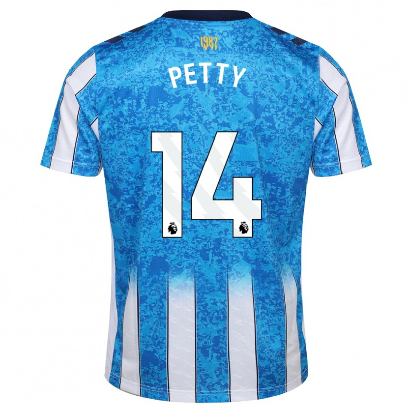 DanxenキッズBilly Petty#14ホワイト ブルー オレンジホームシャツ2026/27ジャージーユニフォーム