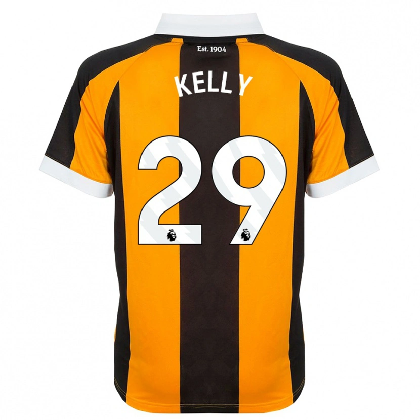 DanxenキッズAce Kelly#29オレンジ ブラック ホワイトホームシャツ2026/27ジャージーユニフォーム