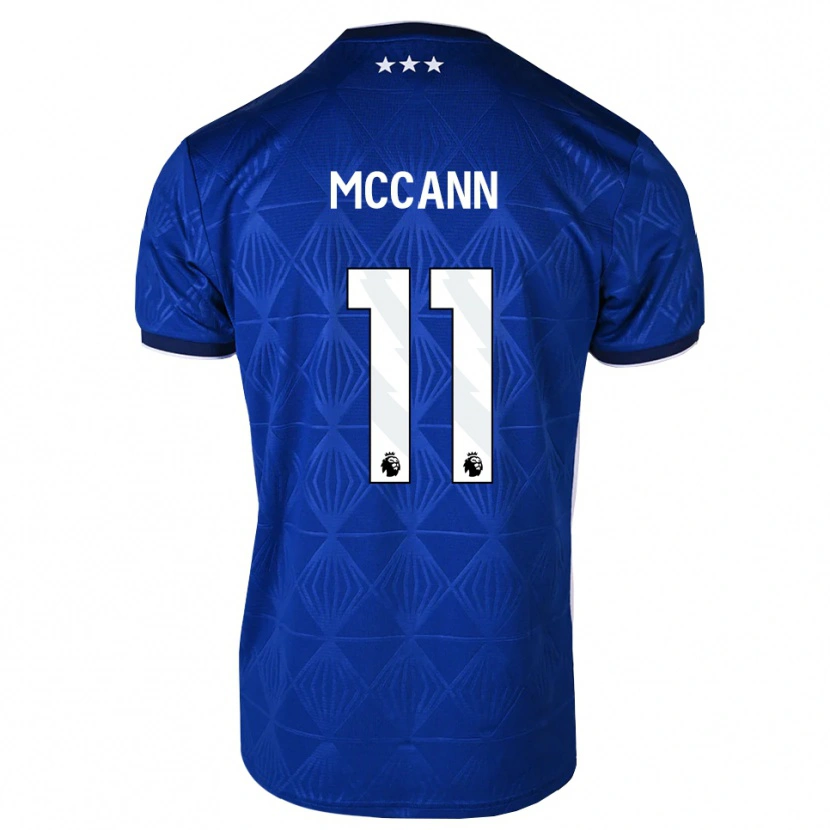 DanxenキッズDarragh Mccann#11ミディアムブルー ホワイト レッドホームシャツ2026/27ジャージーユニフォーム