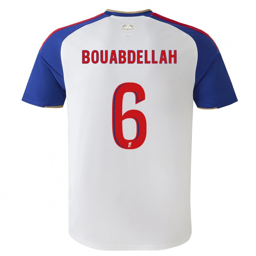 DanxenキッズJalis Bouabdellah#6ロイヤルブルー レッド ホワイトホームシャツ2026/27ジャージーユニフォーム