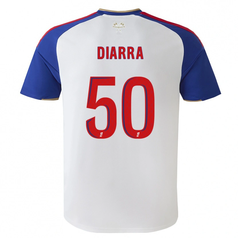 Danxenキッズラシヌ・ジアラ#50ロイヤルブルー レッド ホワイトホームシャツ2026/27ジャージーユニフォーム