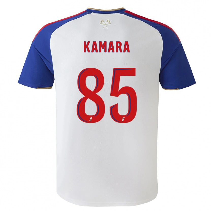 DanxenキッズNoham Kamara#85ロイヤルブルー レッド ホワイトホームシャツ2026/27ジャージーユニフォーム