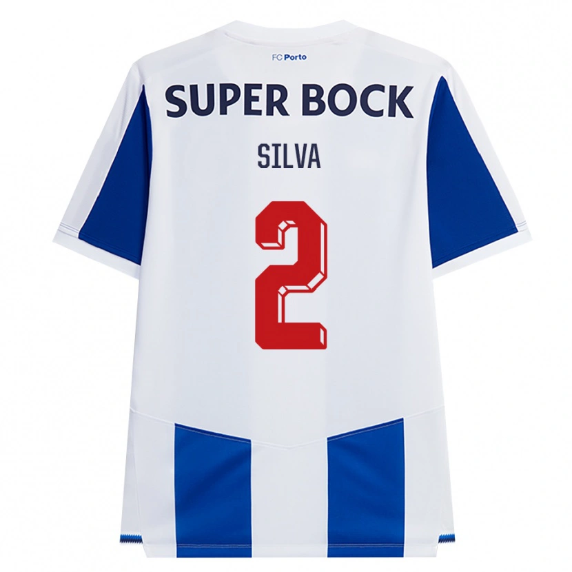 Danxenキッズマルコ・シウバ#2ブルー ホワイト レッドホームシャツ2026/27ジャージーユニフォーム