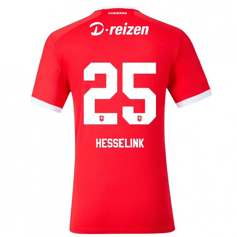 Danxenキッズルーカス・フェネホール・オブ・ヘッセリン#25レッド ホワイトホームシャツ2026/27ジャージーユニフォーム