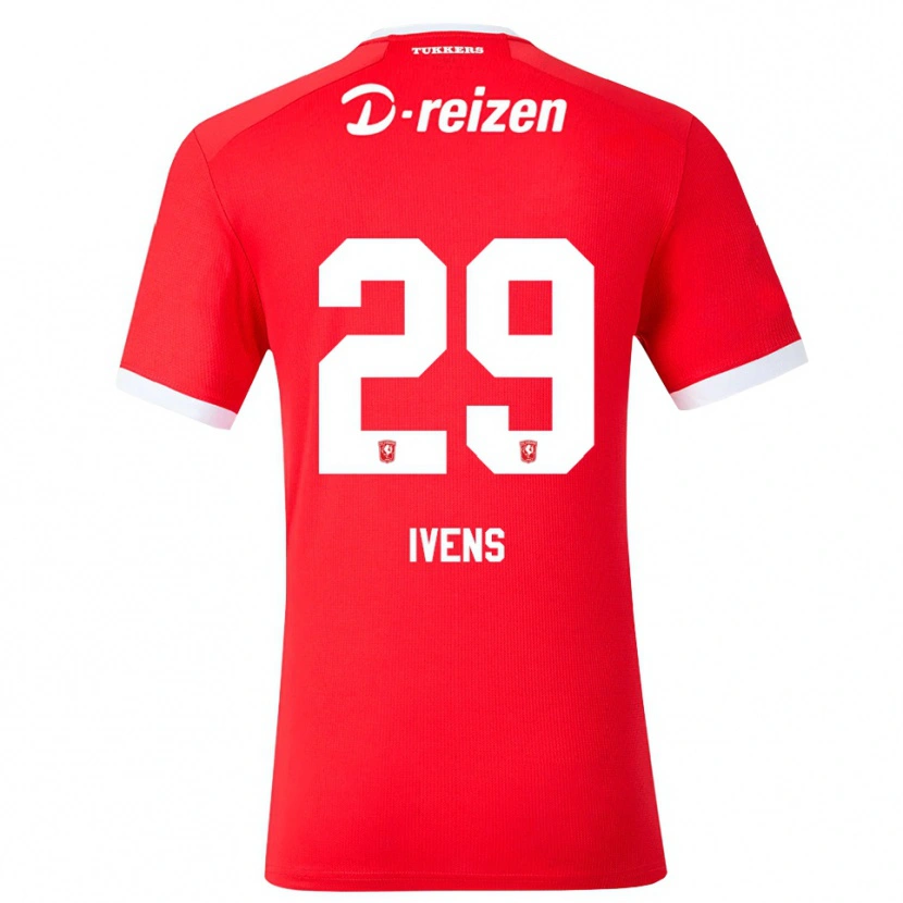 Danxenキッズローズ・イヴェンス#29レッド ホワイトホームシャツ2026/27ジャージーユニフォーム
