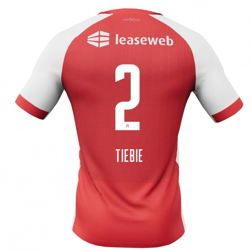 DanxenキッズJob Tiebie#2レッド ホワイトブラックホームシャツ2026/27ジャージーユニフォーム