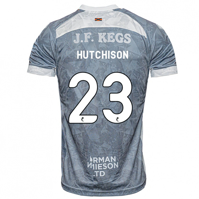 DanxenキッズDaisy Hutchison#23ライトスレートグレーアウェイシャツ2026/27ジャージーユニフォーム