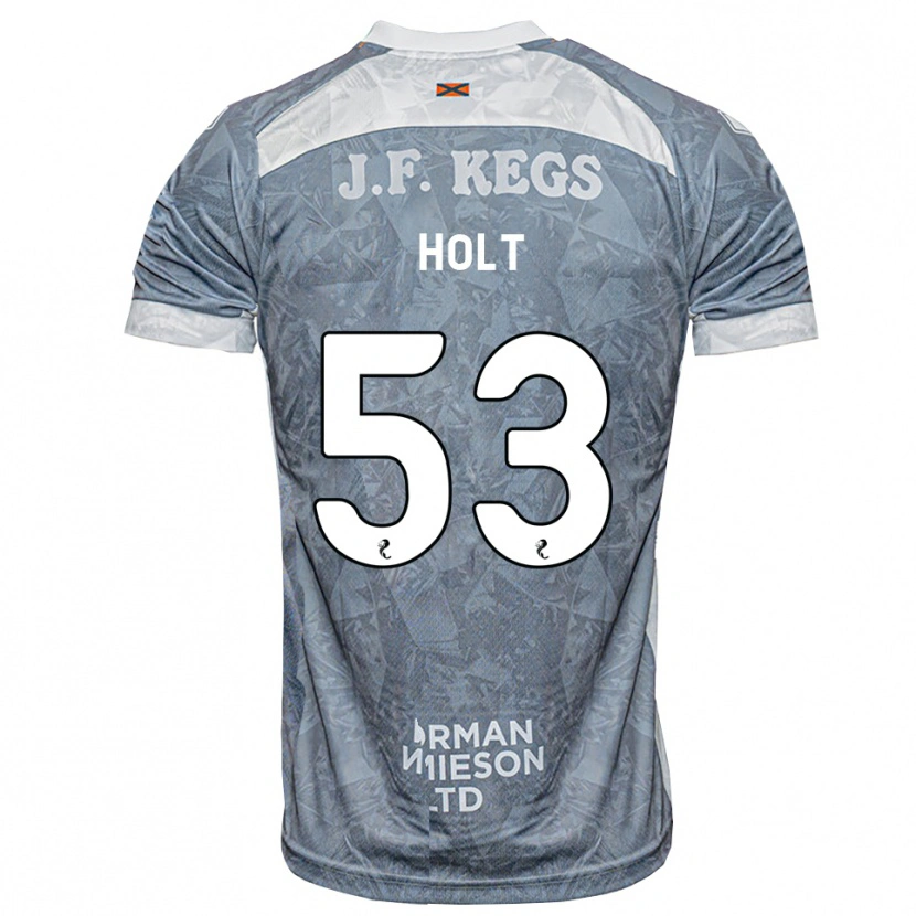 DanxenキッズJosh Holt#53ライトスレートグレーアウェイシャツ2026/27ジャージーユニフォーム