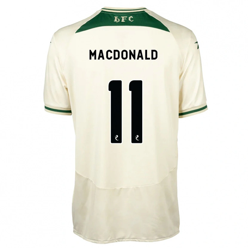 DanxenキッズCallum Macdonald#11白フォレストグリーンアウェイシャツ2026/27ジャージーユニフォーム