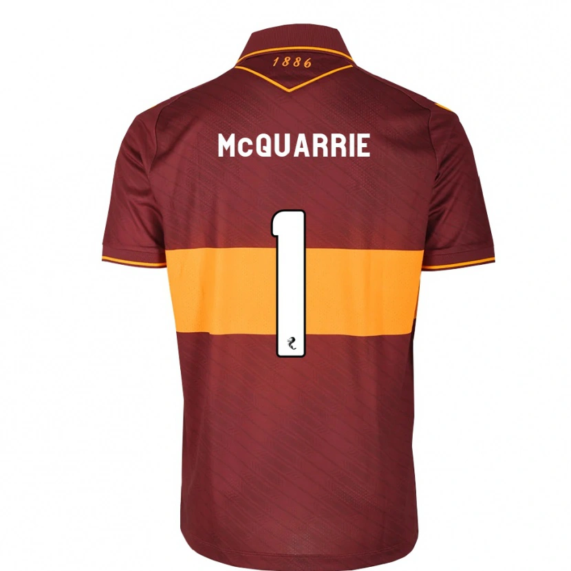 DanxenキッズColbi Mcquarrie#1オレンジ マルーンアウェイシャツ2026/27ジャージーユニフォーム