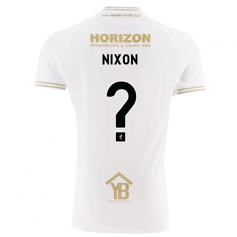 DanxenキッズStevie Nixon#0ウィート 白アウェイシャツ2026/27ジャージーユニフォーム