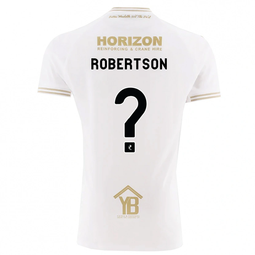 DanxenキッズErin Robertson#0ウィート 白アウェイシャツ2026/27ジャージーユニフォーム