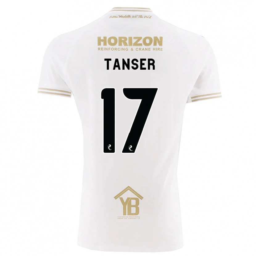 Danxenキッズスコット・タンサー#17ウィート 白アウェイシャツ2026/27ジャージーユニフォーム